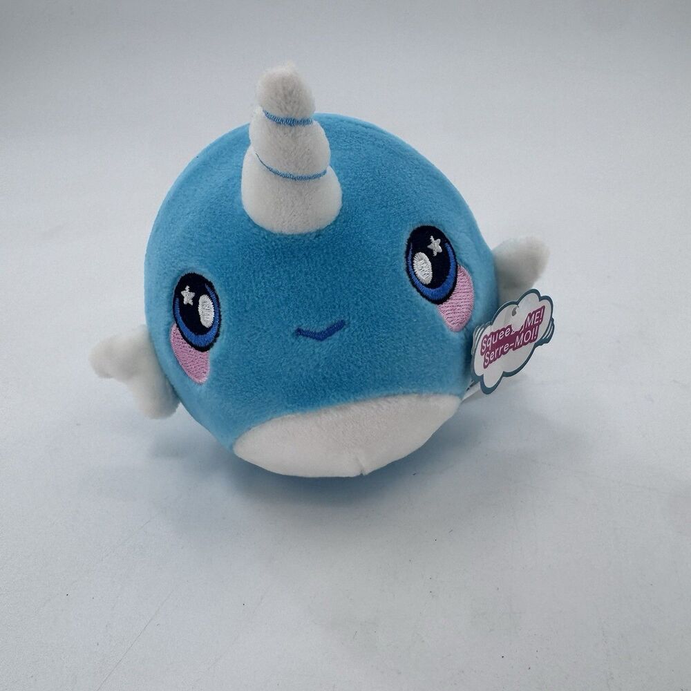 Squeezamals Nadia Narwhal Series 2 Exclusive Grape Scented - 3.5"